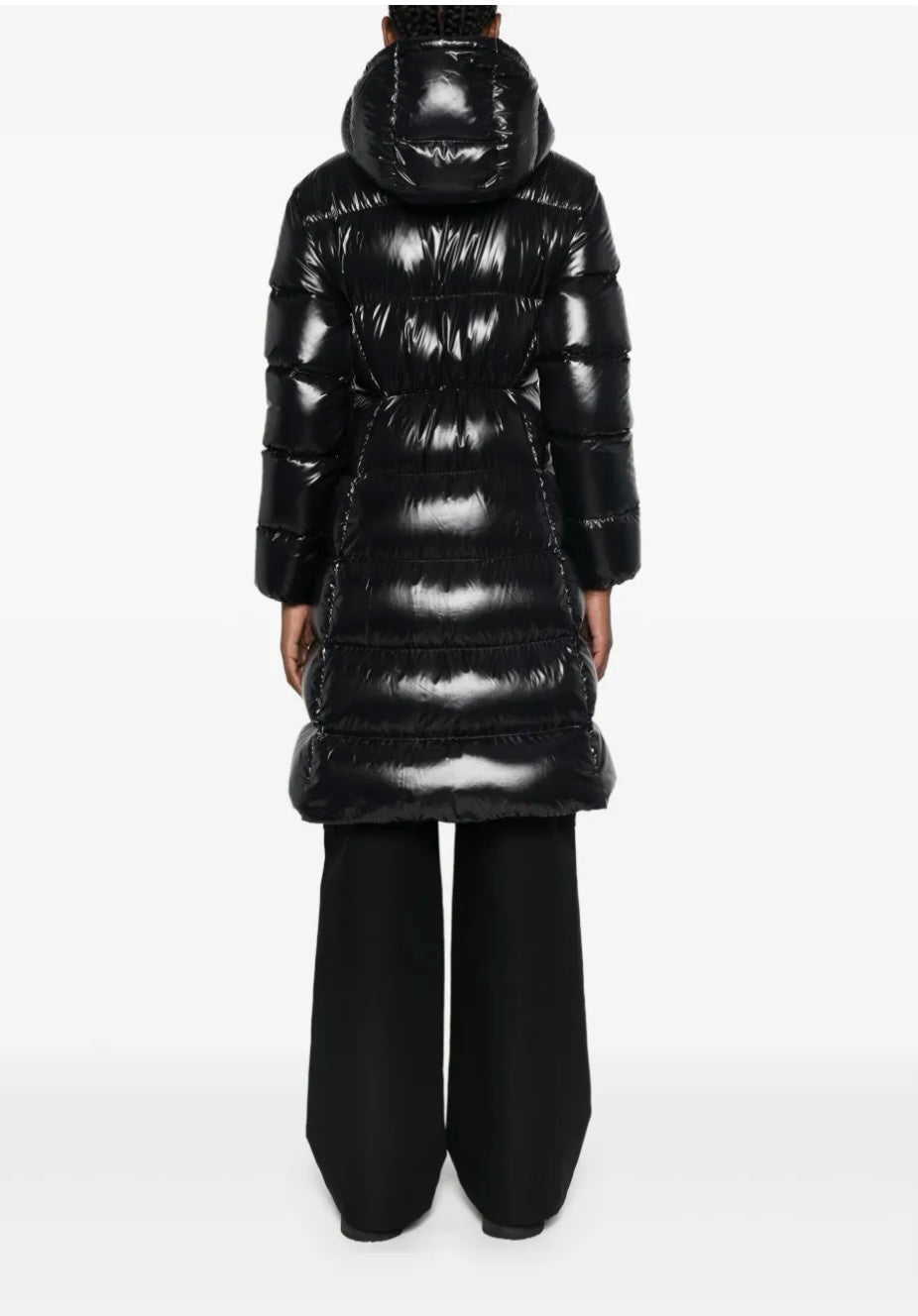 GUBBINO MONCLER DONNA NERO LUNGO