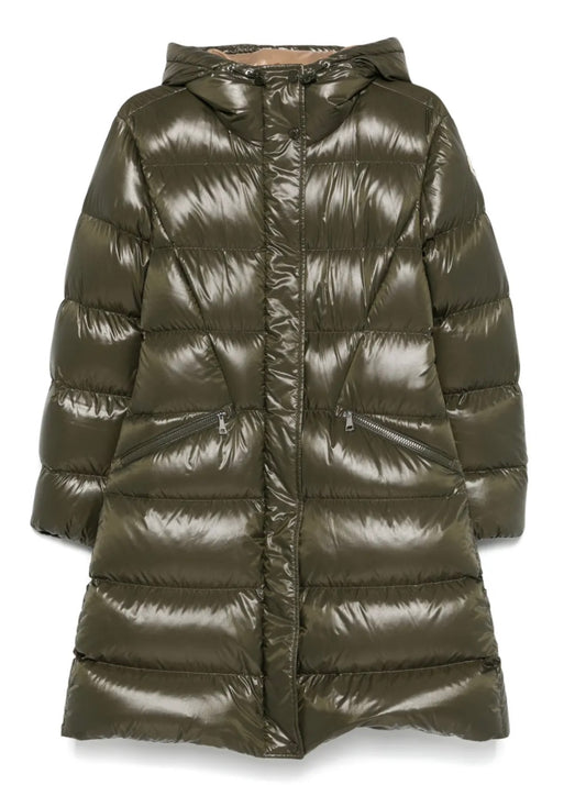 GUBBINO MONCLER DONNA LUNGO VERDE