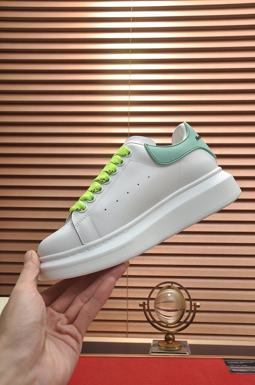 ALEXANDER MCQUEEN RETRO AZZURRO CON LACCI VERDI