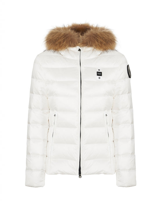 GIUBBINO BLAUER BIANCO CORTO DONNA PELLICCIA