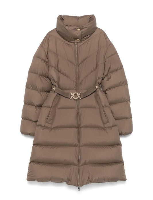 GUBBINO MONCLER DONNA LUNGO FANGO