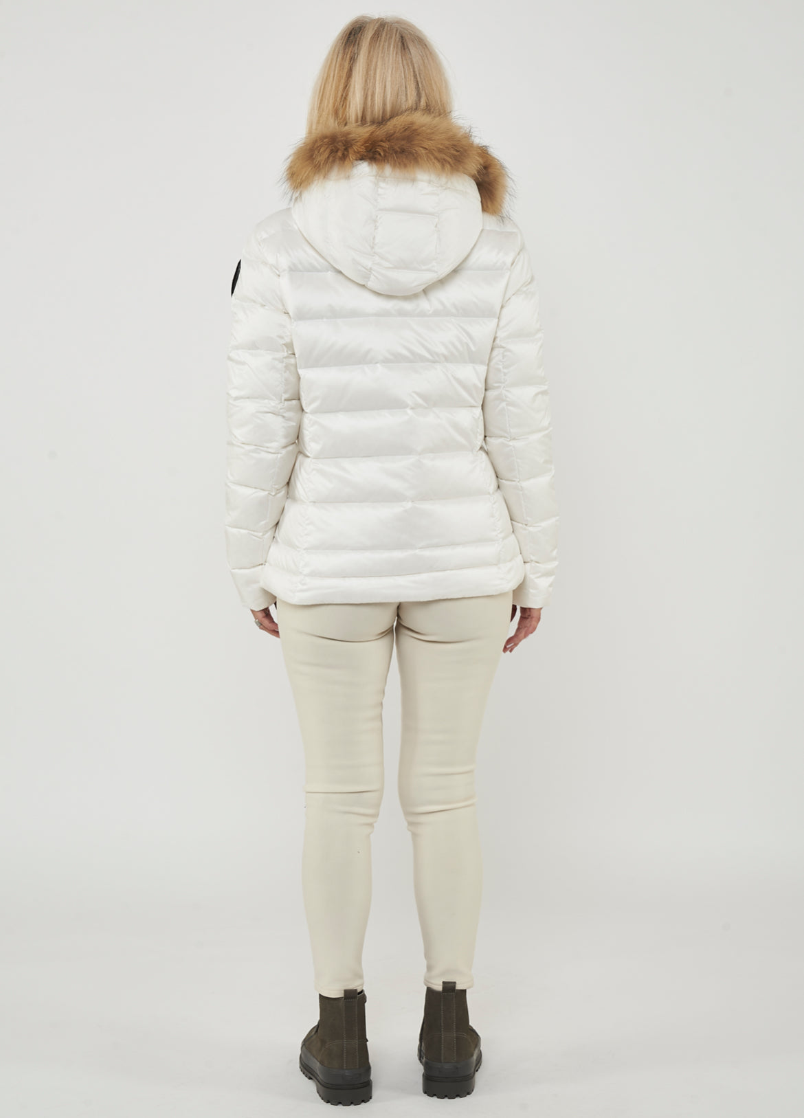 GIUBBINO BLAUER BIANCO CORTO DONNA PELLICCIA