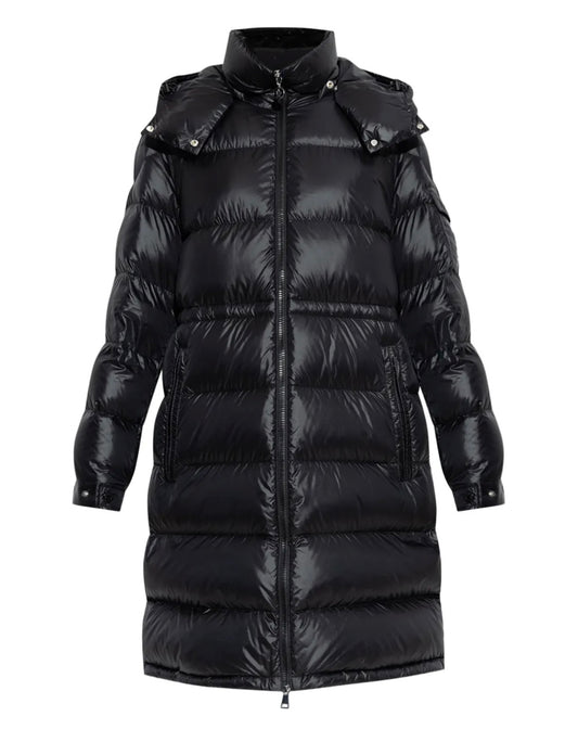 GUBBINO MONCLER DONNA LUNGO NERO