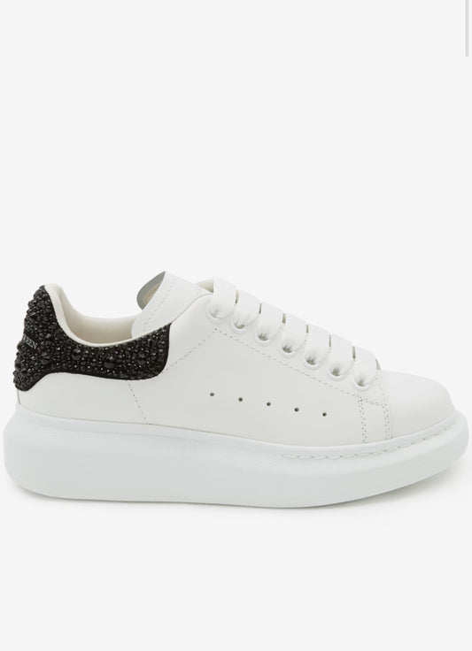 ALEXANDER MCQUEEN BIANCHE E NERE CON STRASS