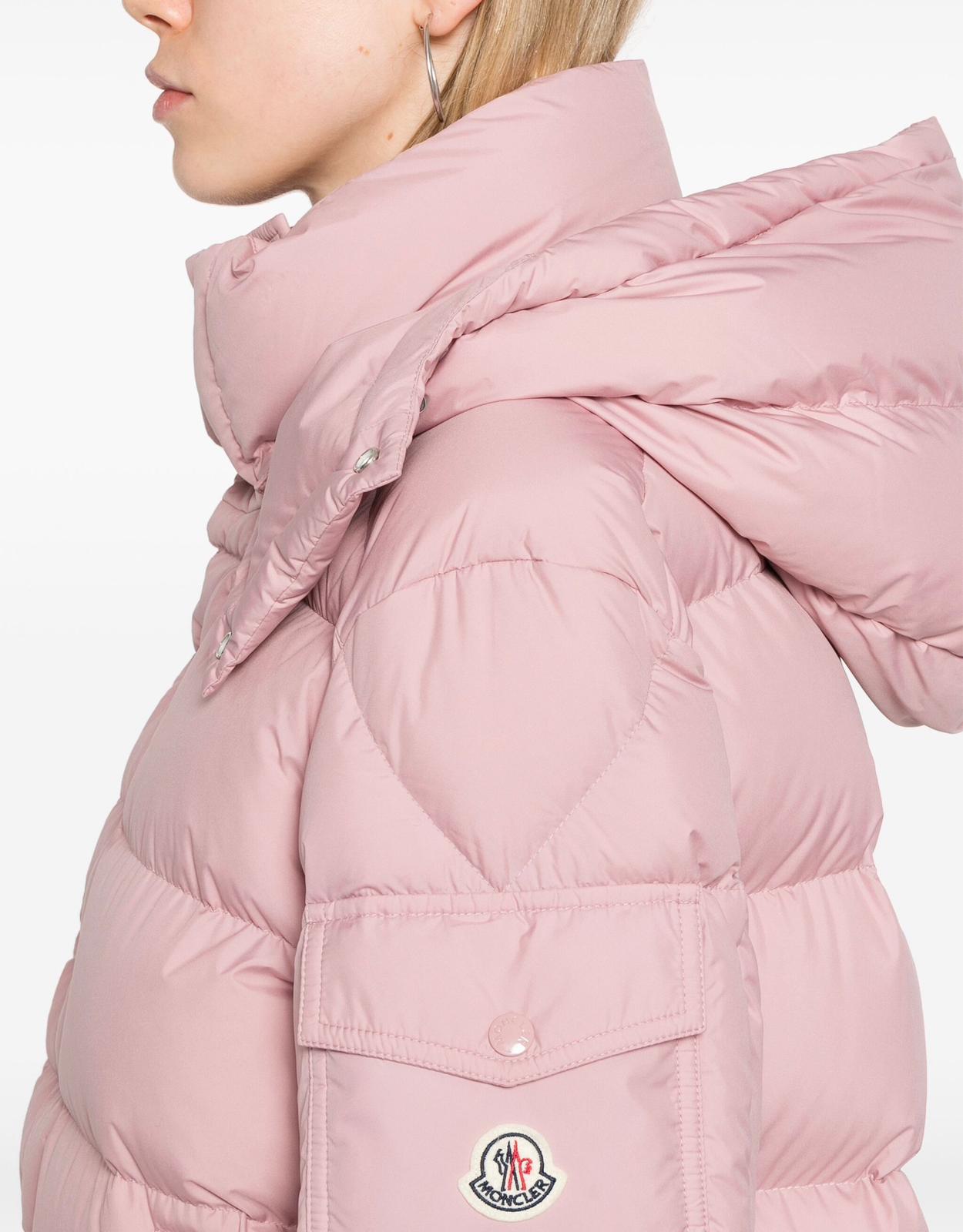 GIUBBINO MONCLER DONNA ROSA OPACO