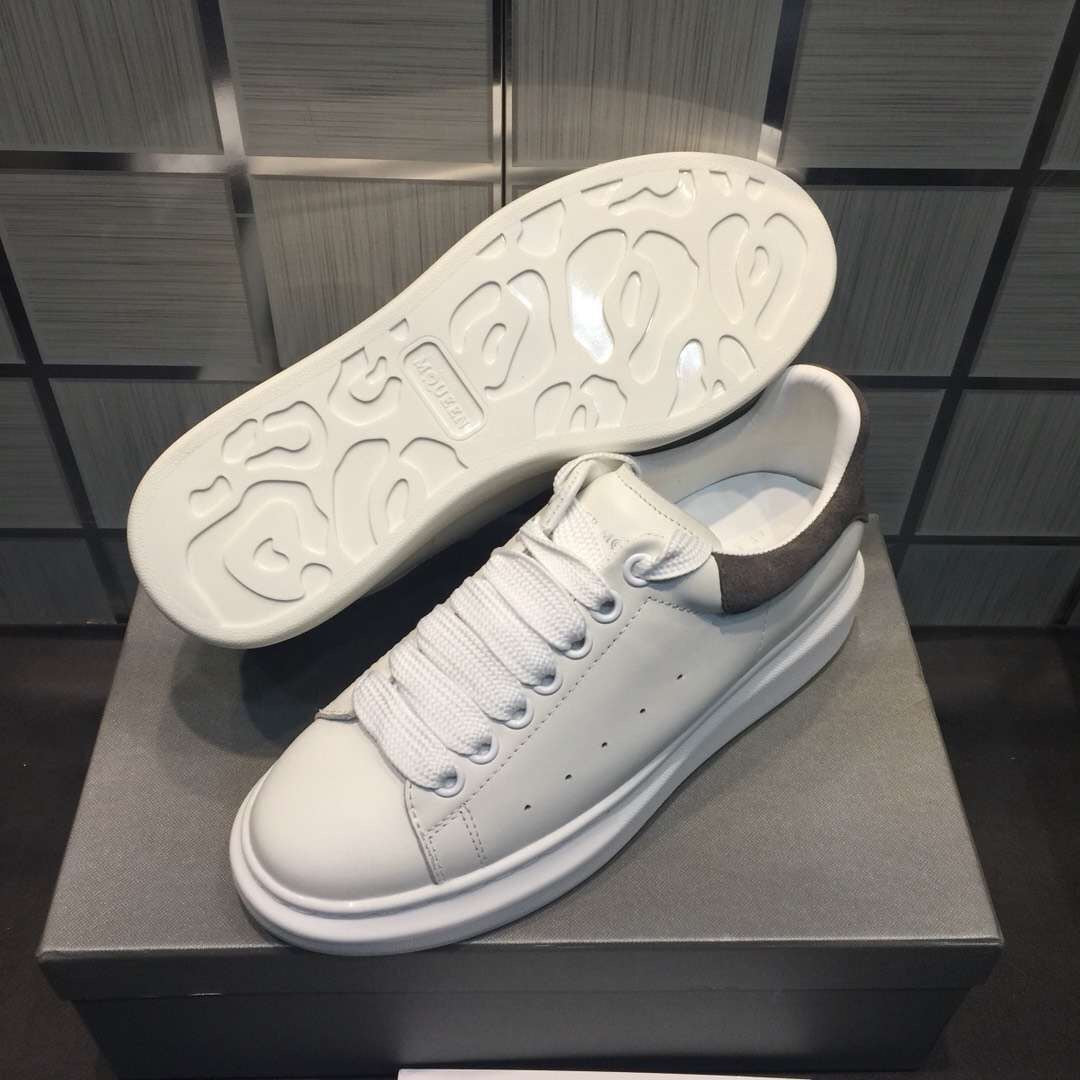 ALEXANDER MCQUEEN BIANCO CON RETRO MARRONE